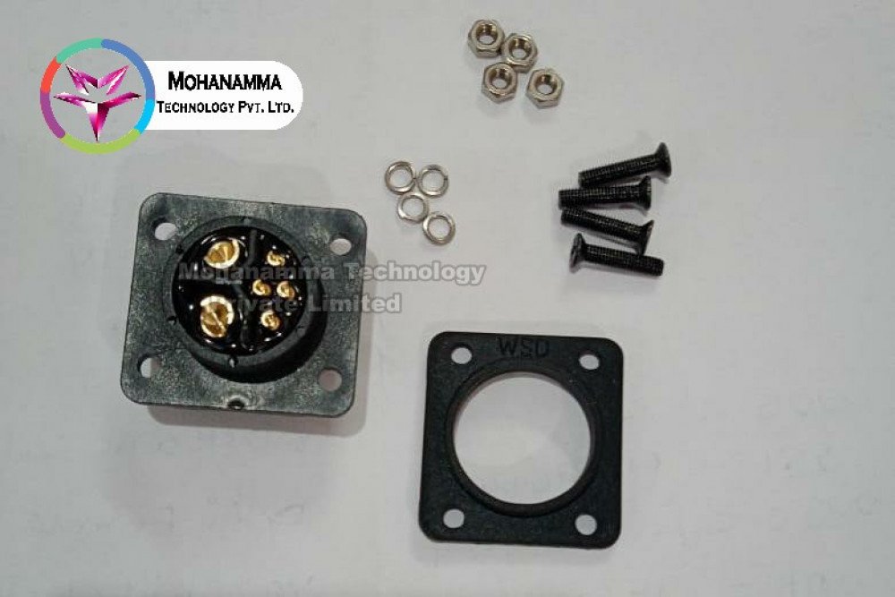 2+4 female connector set