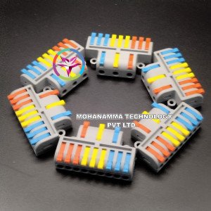 PCT-93 (9-3 Pin) Spring Lever Wire Connector | 3 In 9 Out | | Mohanamma ...